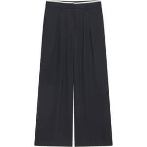 Mint Velvet Black Waist Detail Trouser